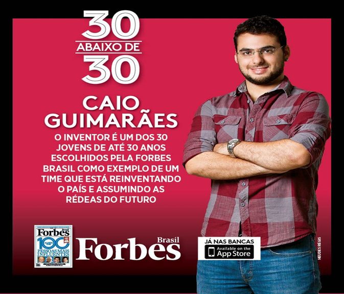 Caio Guimarães, destaque na lista Forbes 30 abaixo de 30