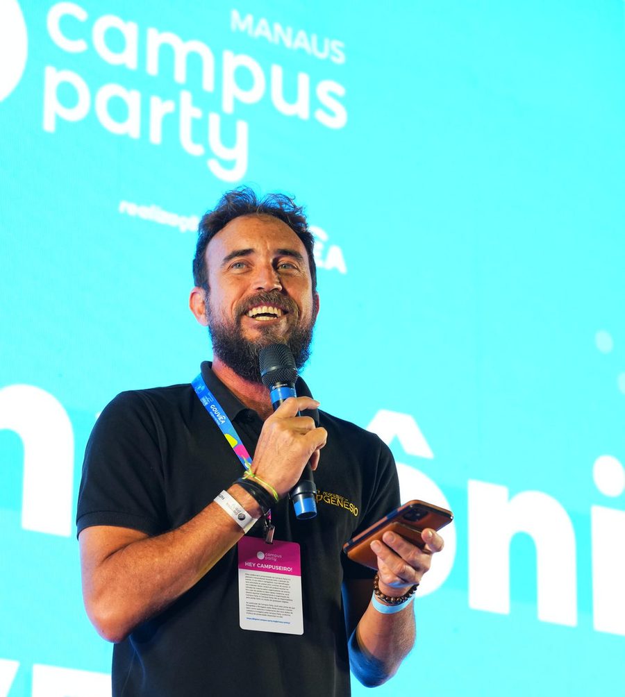 Genésio Gomes em evento de empreendedorismo